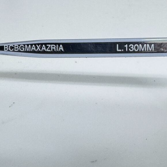 BCBG MAXAZRIA Hilda Brown Blue Square Eyeglasses Frames 50-16 130 H17532 - Picture 5 of 7